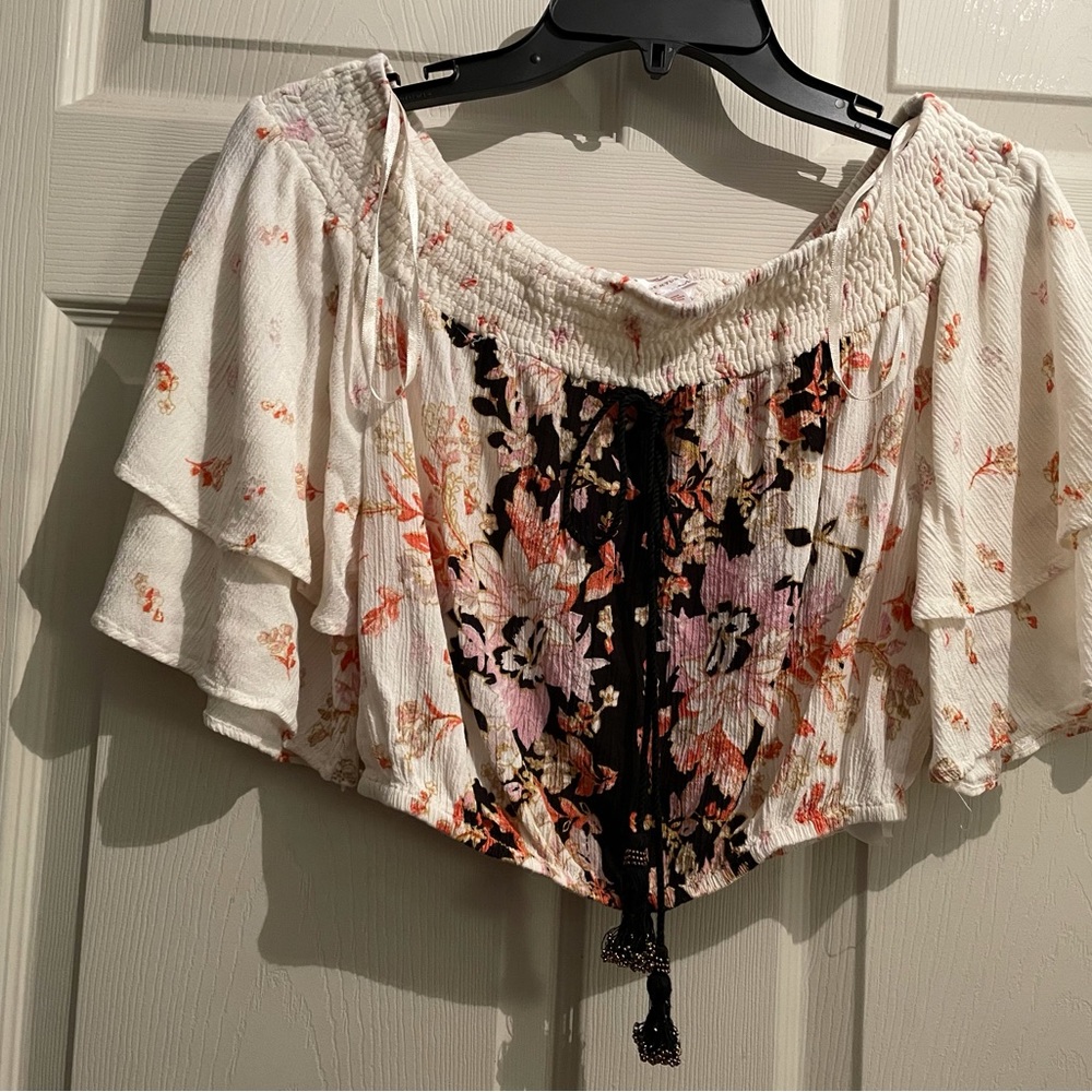 Band of Gypsies Floral Crop Top